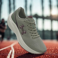 Kit Tênis Feminino Under Armour Charged Wing 2 + Meia - Foto 2