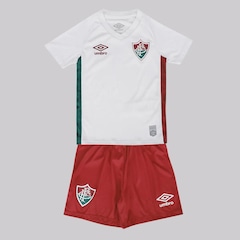 Kit Uniforme do Fluminense Umbro II 2025 Infantil - Foto 1