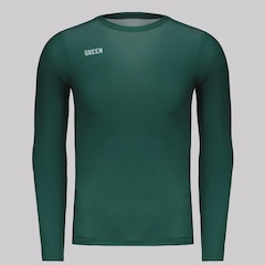 Camisa do Goiás Manga Longa Térmica Gr33n 2024 Infantil - Foto 1