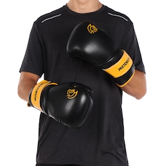 Kit Luva Boxe Muay Thai Elite Pretorian + 2 Par Bandagem + Bucal - Foto 7