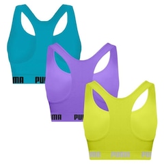 Top Puma Nadador sem Costura - 3 Unidades - Feminino - Foto 2