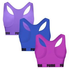 Top Puma Nadador sem Costura - 3 Unidades - Feminino - Foto 2