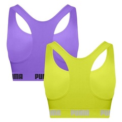 Top Puma Nadador sem Costura - 2 Unidades - Feminino - Foto 2