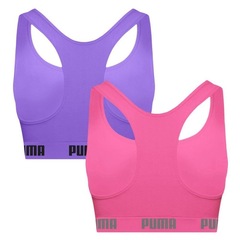 Top Puma Nadador sem Costura - 2 Unidades - Feminino - Foto 2