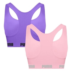 Top Puma Nadador sem Costura - 2 Unidades - Feminino - Foto 2