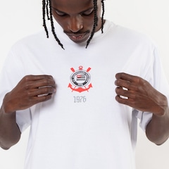 Camiseta do Corinthians Surf Center Oficial 1976 Masculina - Foto 3
