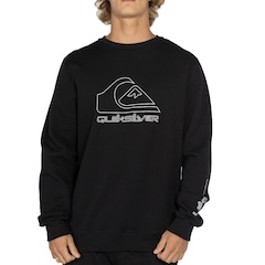 Blusão de Moletom Quiksilver Careca New Tour WT25 Masculino - Foto 1
