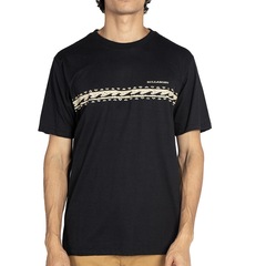 Camiseta Billabong Wave Stripe WT25 Masculina - Foto 1