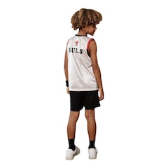Camiseta Regata Chicago Bulls Braziline Sandbox Infantil - Foto 4