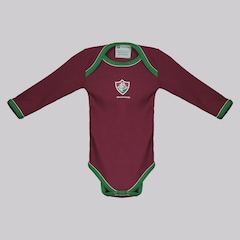 Body do Fluminense Manga Longa Torcida Baby Infantil - Foto 1