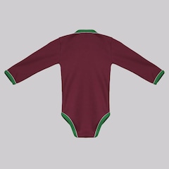 Body do Fluminense Manga Longa Torcida Baby Infantil - Foto 2