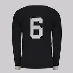 Camisa do Botafogo Retrô Nilton Santos Manga Longa RetrôMania Masculina - Foto 2