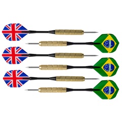 Jogo de Dardos Dupla Face Oficial 18 Polegadas Vollo - Foto 7