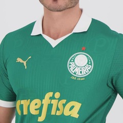 Camisa do Palmeiras I 24/25 Puma Jogador 9 Vitor Roque Masculina - Foto 5