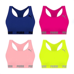 Top Puma Nadador sem Costura - 4 Unidades - Feminino - Foto 1