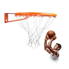 Aro de basquete cesta tamanho oficial com rede Pista e Campo - Foto 1