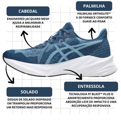 Tênis Feminino Asics Dynablast 5 - Foto 4