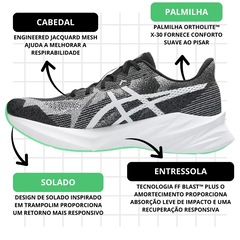 Tênis Masculino Asics Dynablast 5 + Par de Meia - Foto 6