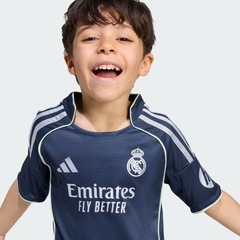 Kit Uniforme de Futebol Real Madrid II 25/26 Infantil adidas - Foto 4