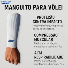Manguito Protetor Antebraço Vôlei Rehr - Foto 2
