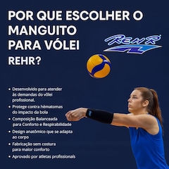 Manguito Protetor Antebraço Vôlei Rehr - Foto 6