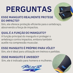 Manguito Protetor Antebraço Vôlei Rehr - Foto 7