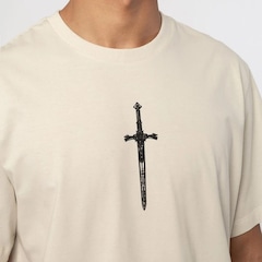 Camiseta Masculina MCD Cavaleiro Guerra Espada - Foto 3