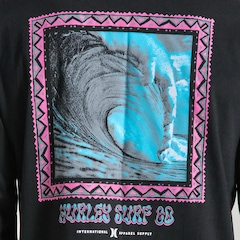 Camiseta Manga Longa Masculina Hurley Poster - Foto 4