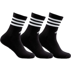 Meia Cano Alto adidas 3 Pack 3-Stripes Unissex - Foto 2