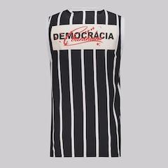 Camiseta Regata do Corinthians Futfanatics Retrô Democracia Masculina - Foto 2