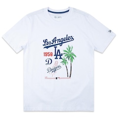 Camiseta Masculina New Era Los Angeles Dodgers Fan - Foto 1