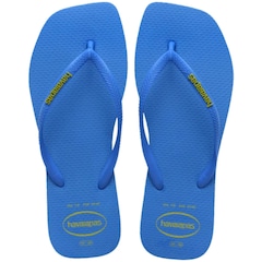 Chinelo Havaianas Slim Square Logo Pop Up Feminino - Foto 1