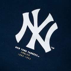 Blusão de Moletom Canguru Masculino New Era New York Yankees Fanpage - Foto 3