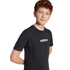 Camiseta MC adidas Logo Linear Infantil - Foto 5