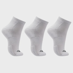 Meia Cano Curto Mizuno Prime Tam. 33 a 38 com 3 Pares Unissex - Foto 2