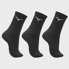 Meia Cano Médio Mizuno Prime Tam. 33 a 38 com 3 Pares nissex - Foto 1