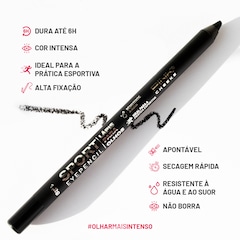 Lápis para Olhos Pink Cheeks Sport Eyepencil Preto 1,2g - Foto 1