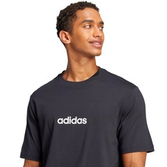 Camiseta adidas Essentials Linear Single Jersey Masculina - Foto 4