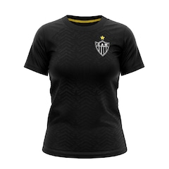 Camisa Atlético Mineiro Baby Look Principia Braziline Feminina - Foto 1