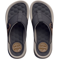 Chinelo Cartago Santorini Palmilha Macia Masculino - Foto 1