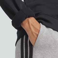 Blusão de Moletom Feminino adidas sem Capuz Logo Linear Feminino - Foto 7