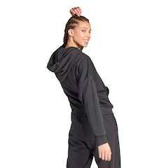 Blusão de Moletom Feminino adidas Big Logo com Capuz - Foto 2