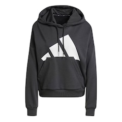 Blusão de Moletom Feminino adidas Big Logo com Capuz - Foto 3