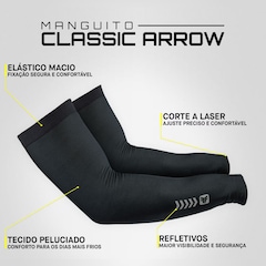 Manguito de Ciclismo Free Force Inverno Peluciado Classic Arrow - Foto 3