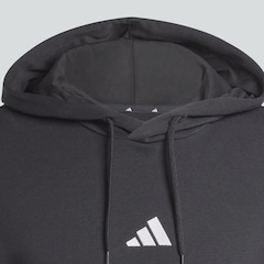 Blusão de Moletom Masculino adidas com Capuz Essentials 3 Stripes - Foto 4