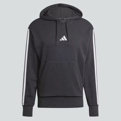 Blusão de Moletom Masculino adidas com Capuz Essentials 3 Stripes - Foto 5
