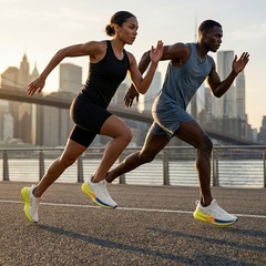 Tênis Masculino Fila Racer Fastpace + Par de Meia - Foto 4