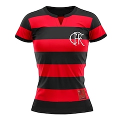 Camisa do Flamengo Braziline FlaTri CRF Feminina - Foto 1