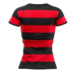 Camisa do Flamengo Braziline FlaTri CRF Feminina - Foto 2