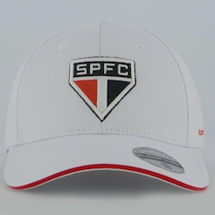Boné Adulto do São Paulo Bordado Aba Curva - Foto 2